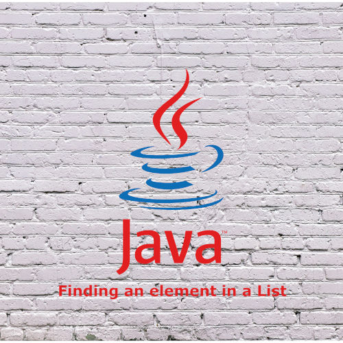 finding a element in a List in Java