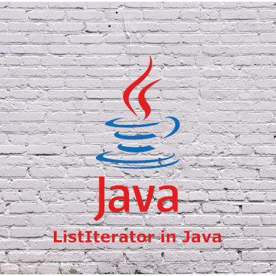 listIterator in Java