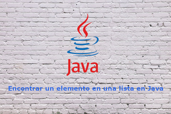 Encontrar elemento en una lista en Java
